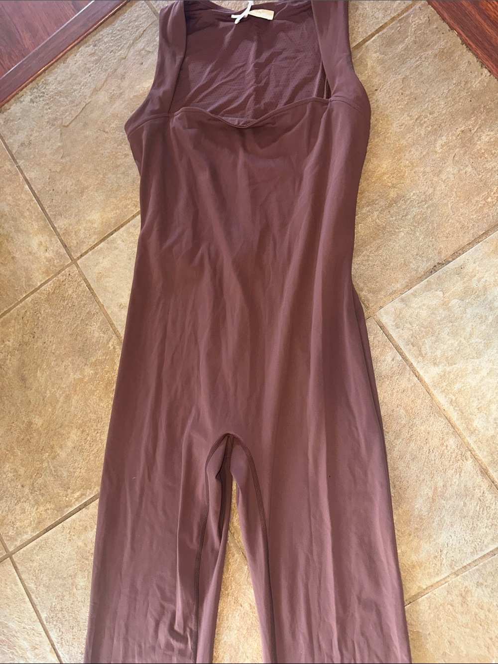 BNWT Brown Sleeveless Jumpsuit - Qinsen - Picture 5 of 7
